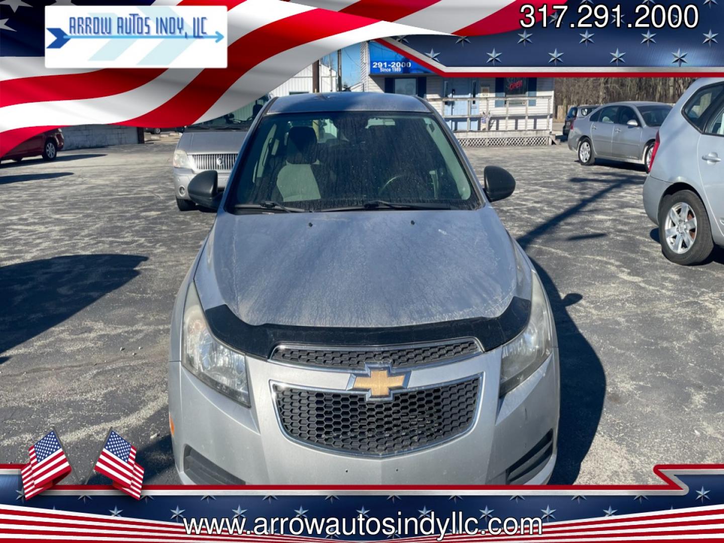 2012 Silver /GRAY Chevrolet Cruze (1G1PC5SH2C7) , located at 2710A Westlane Rd., Indianapolis, IN, 46268, (317) 291-2000, 39.885670, -86.208160 - Photo#0